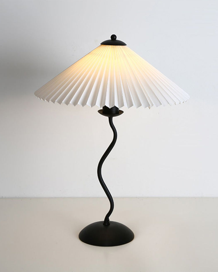 Olverai Wavy Pleated Table Lamp