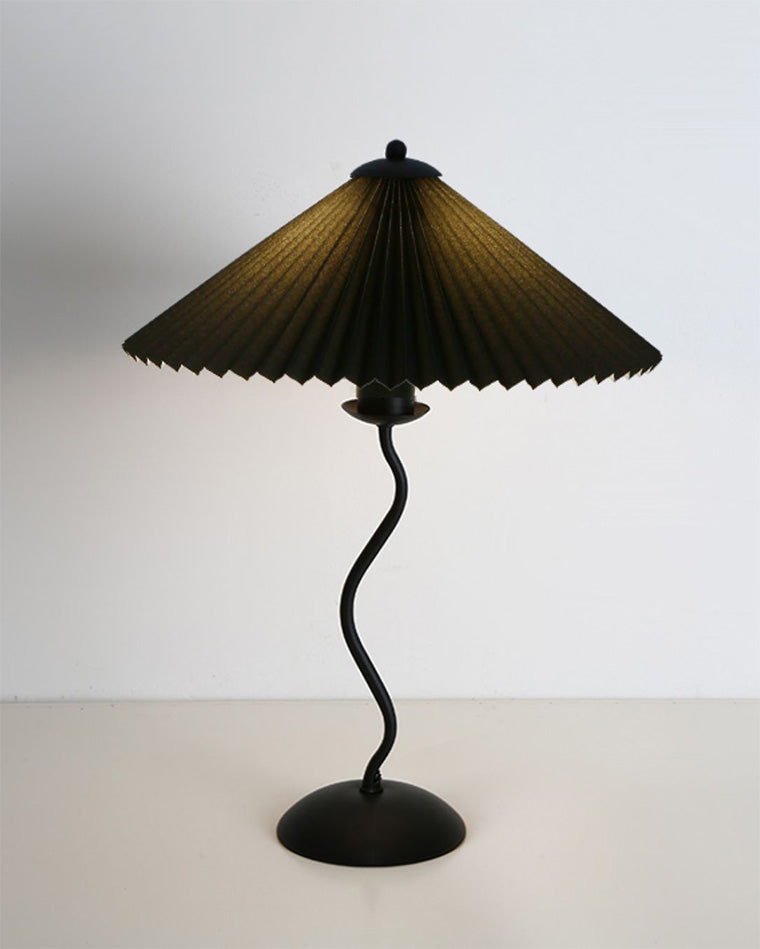 Olverai Wavy Pleated Table Lamp