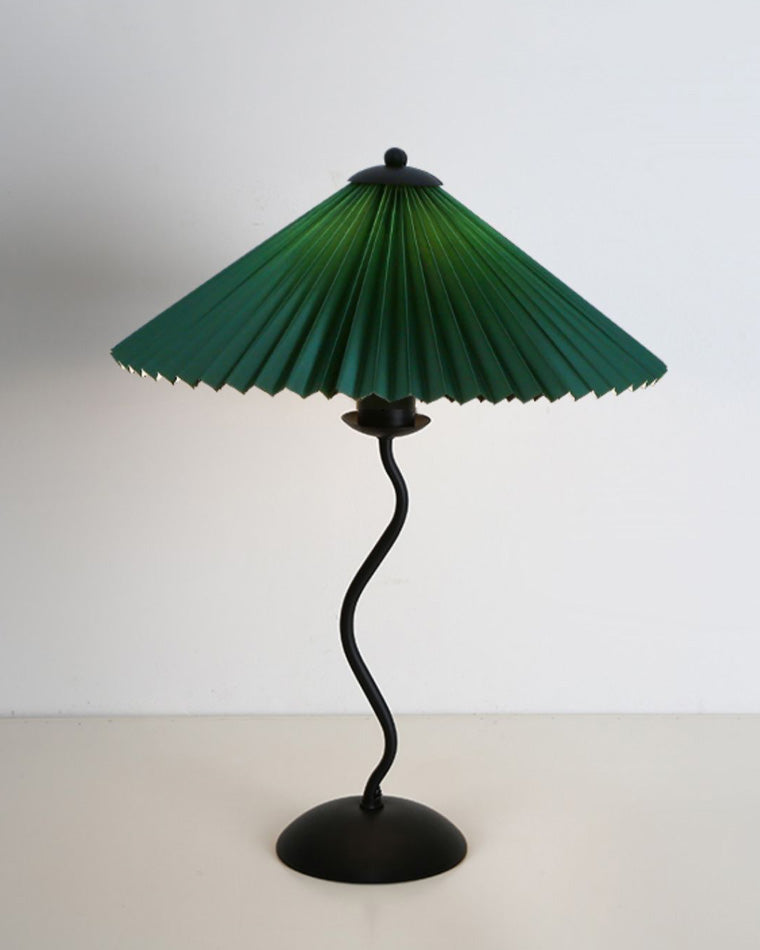 Olverai Wavy Pleated Table Lamp
