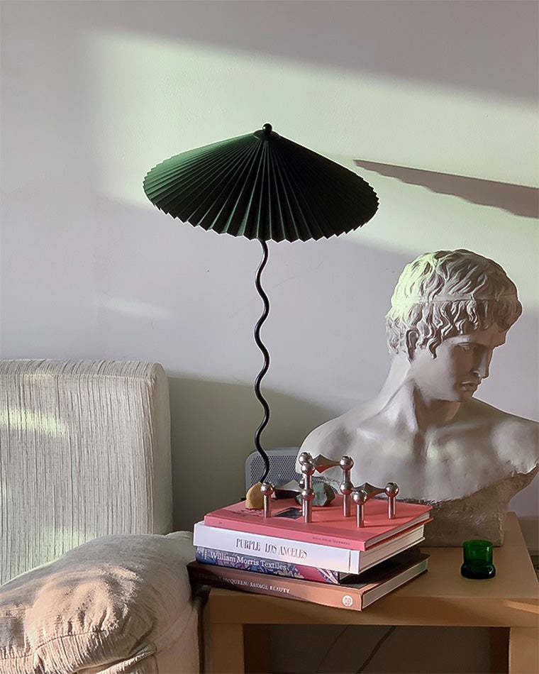 Olverai Wavy Pleated Table Lamp