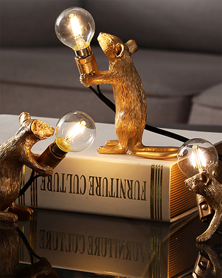 Olverai Mouse Small Animal Table Lamp