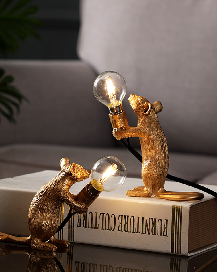 Olverai Mouse Small Animal Table Lamp