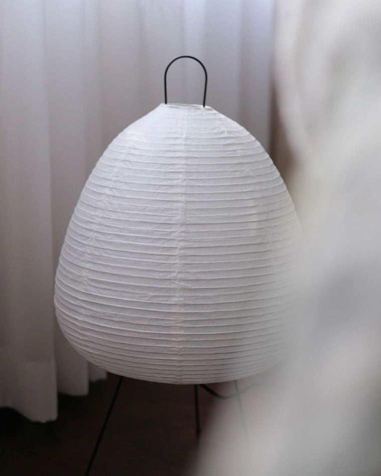 Olverai Japanese Tripod Paper Lantern Table Lamp