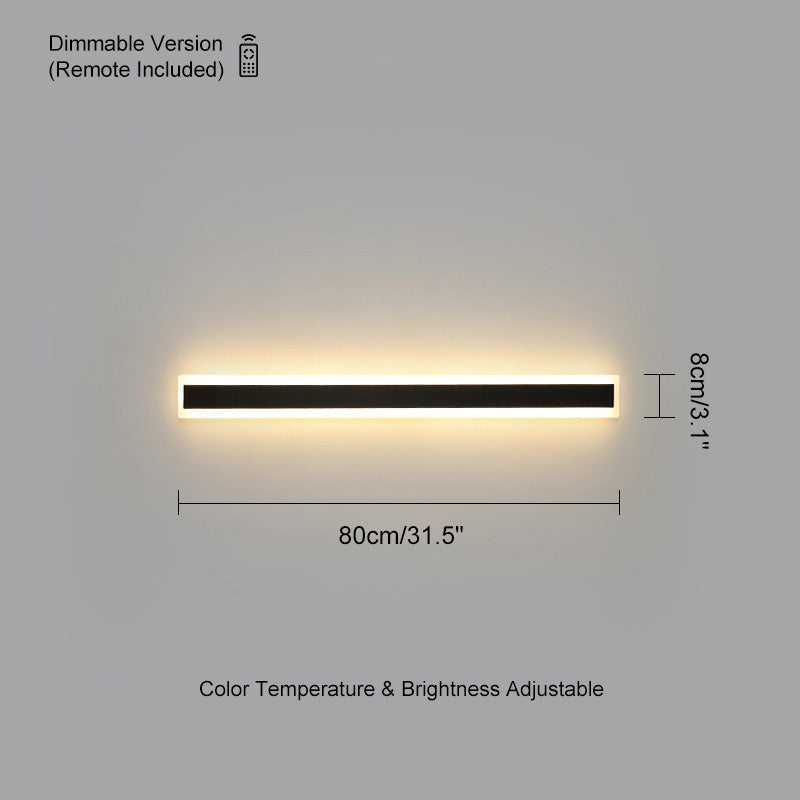 Olverai Outdoor Linear Wall Light