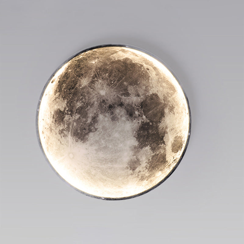 Olverai Moon/Earth Round Wall Sconce
