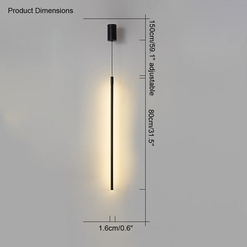 Olverai Single Tube Pendant Light for Bedroom