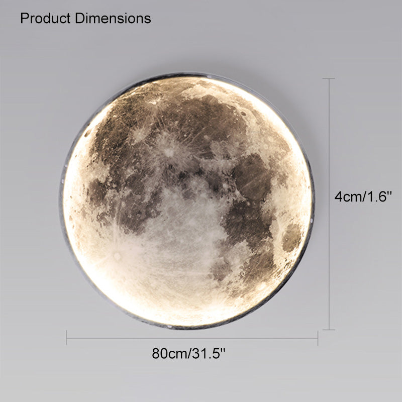 Olverai Moon/Earth Round Wall Sconce