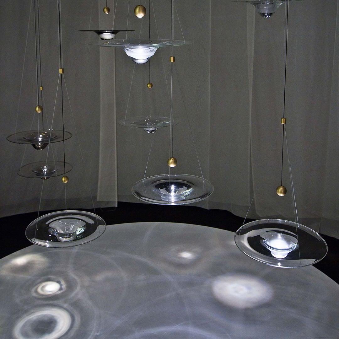 Olverai Ripple Glass Pendant Light