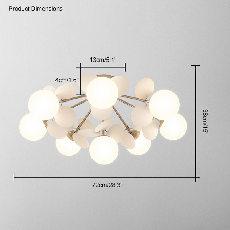 Olverai Branching Bubble Chandelier
