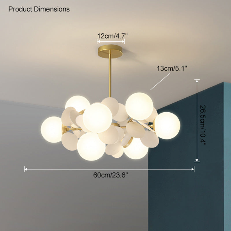 Olverai Branching Bubble Chandelier