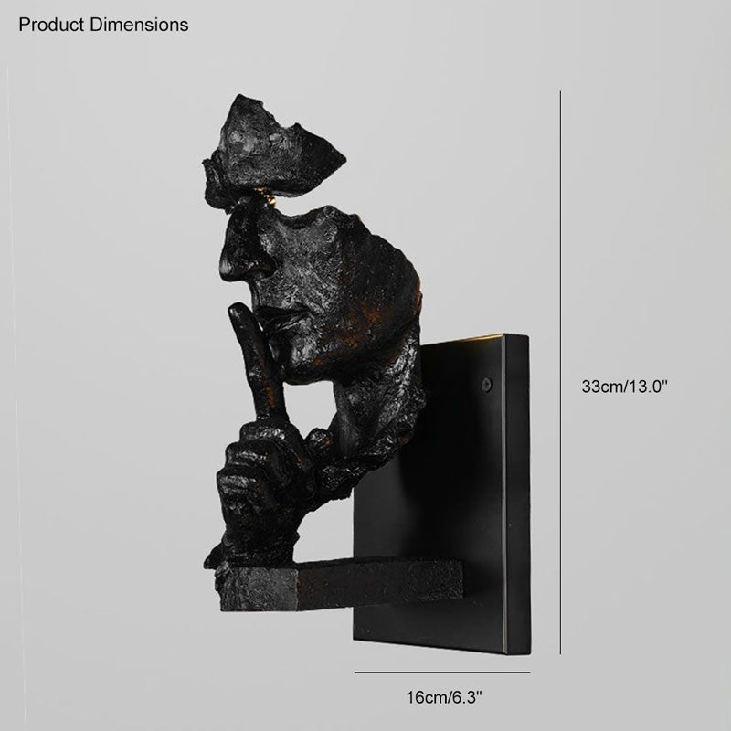 Olverai Silence Gesture Sculptural Wall Sconce