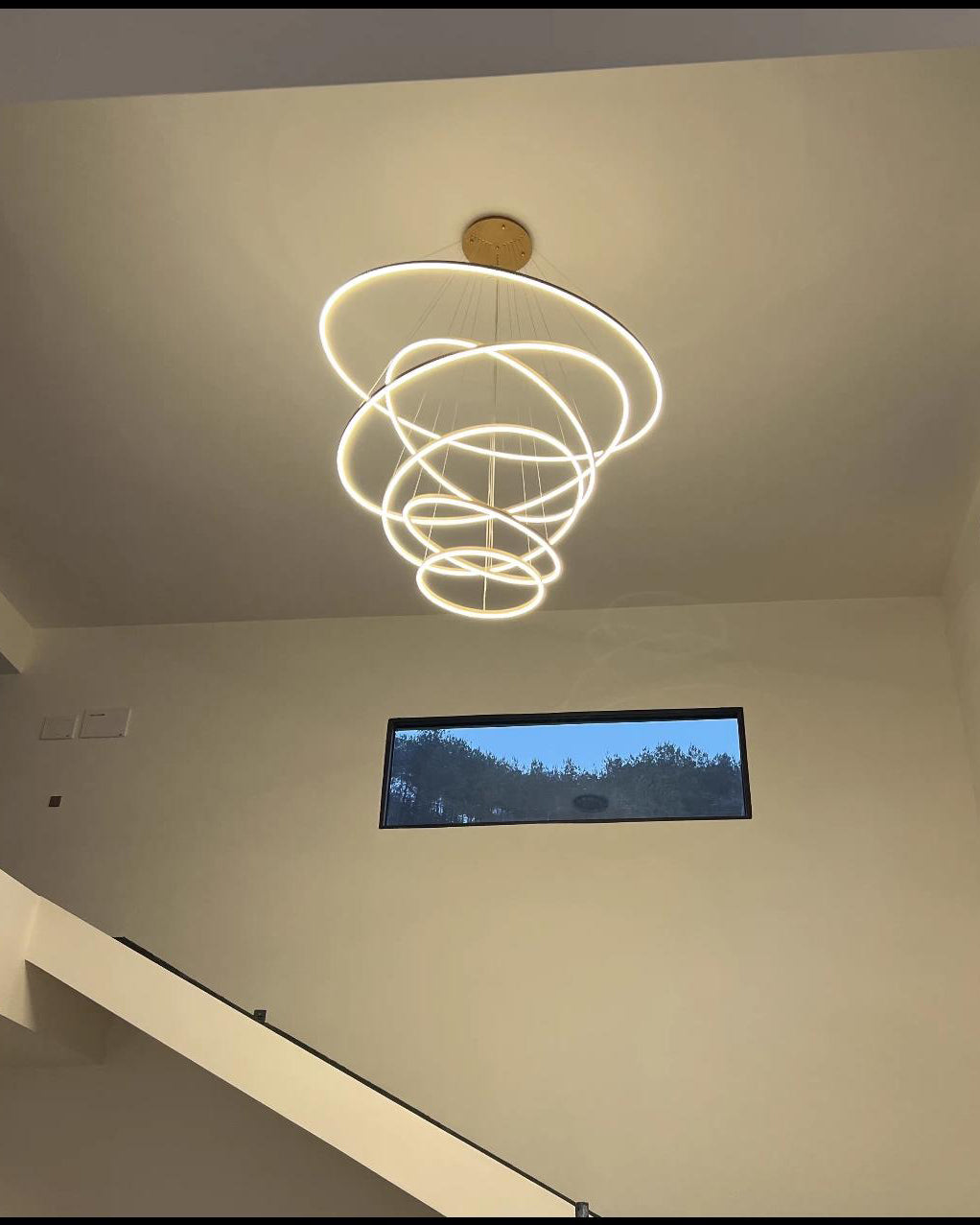 Olverai Tiered Ring LED Chandelier