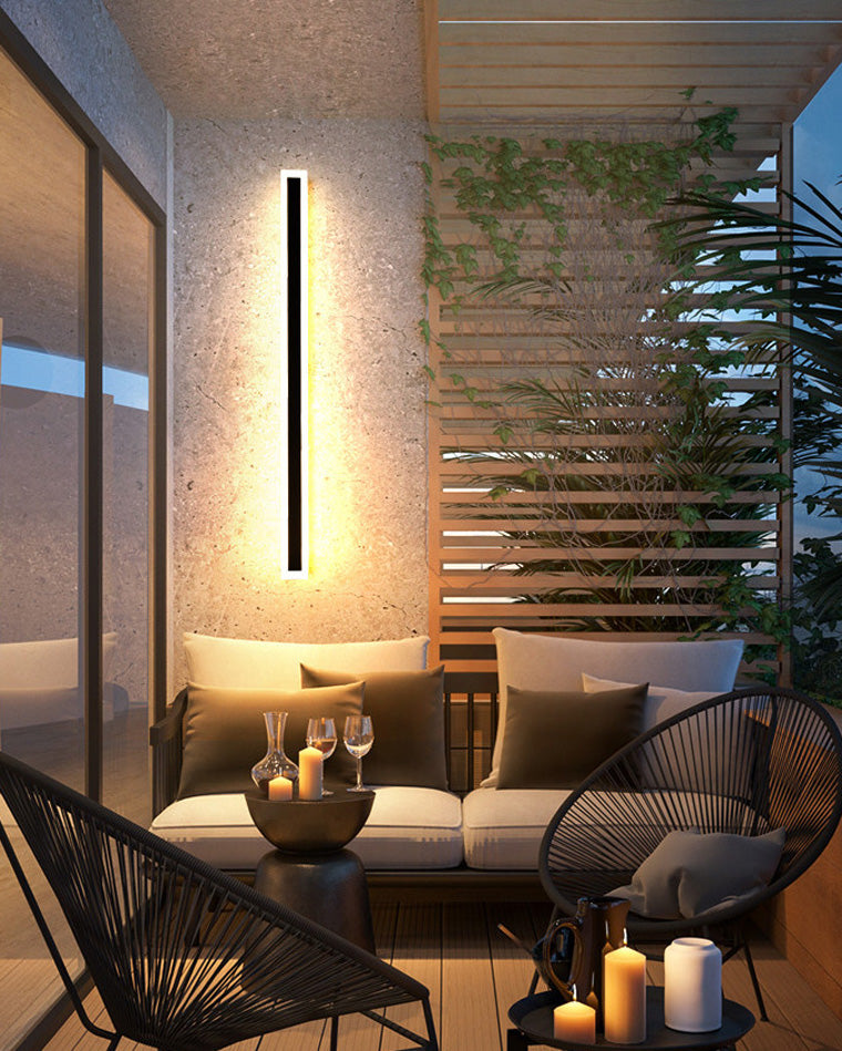 Olverai Outdoor Linear Wall Light