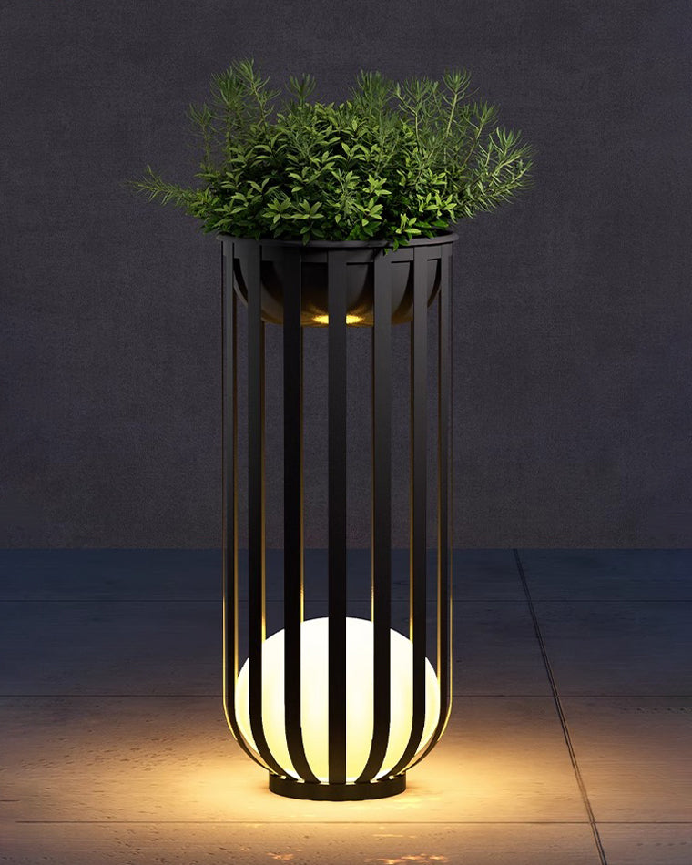 Olverai Solar Rechargeable Patio Floor Light