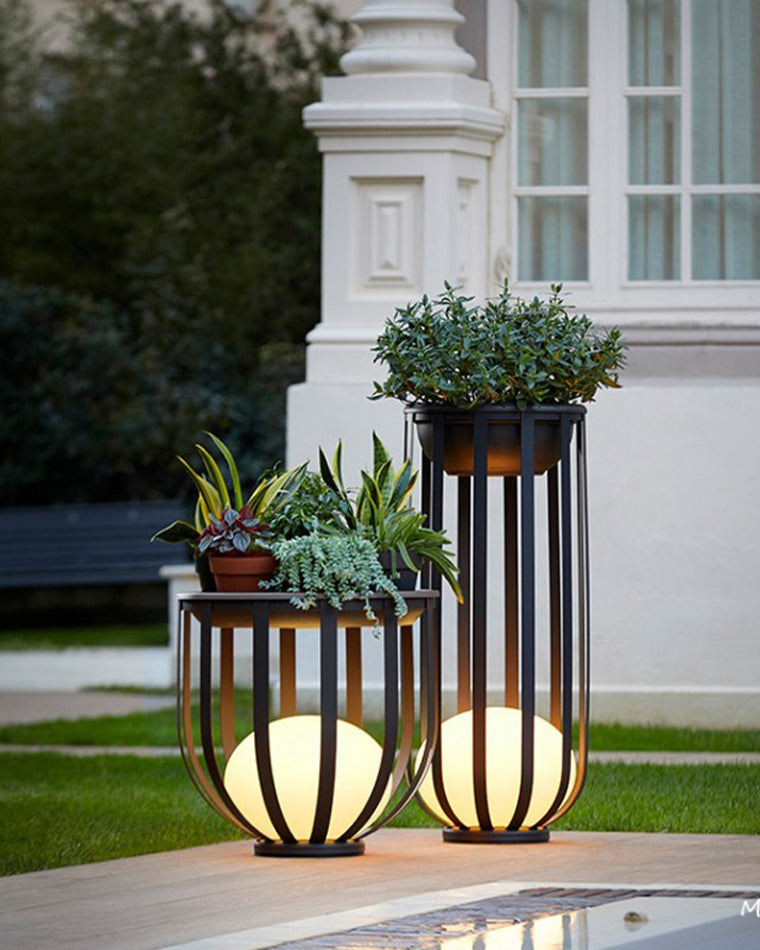 Olverai Solar Rechargeable Patio Floor Light