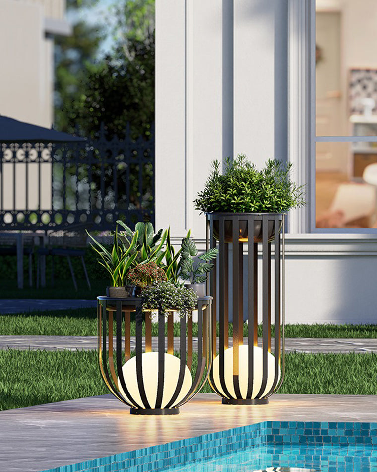 Olverai Solar Rechargeable Patio Floor Light