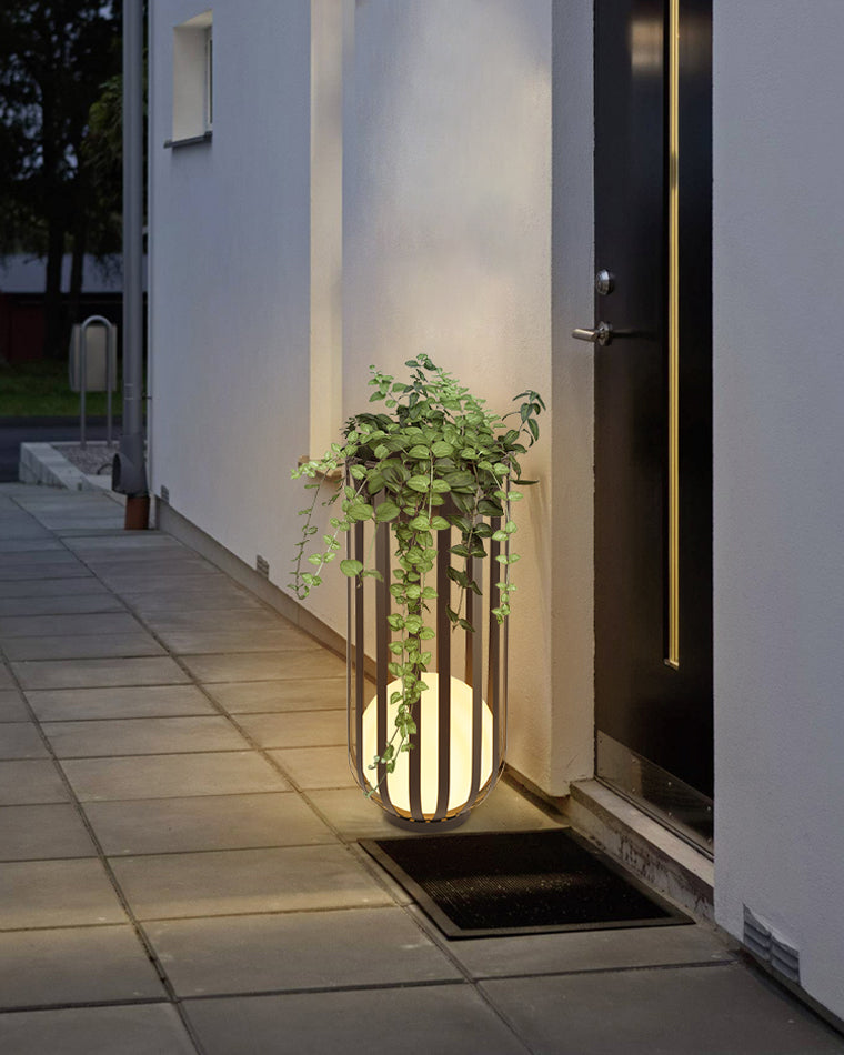 Olverai Solar Rechargeable Patio Floor Light