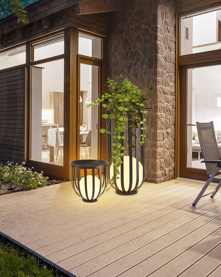 Olverai Solar Rechargeable Patio Floor Light
