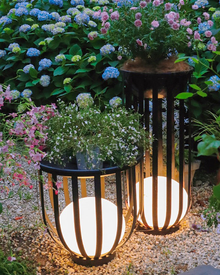 Olverai Solar Rechargeable Patio Floor Light