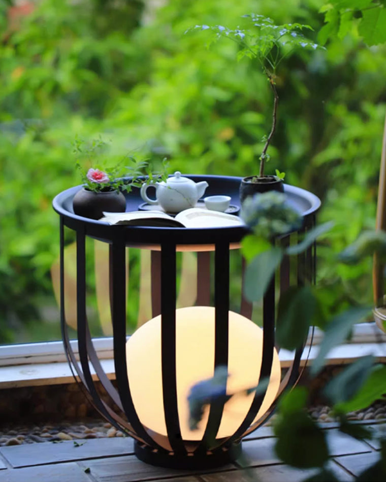 Olverai Solar Rechargeable Patio Floor Light