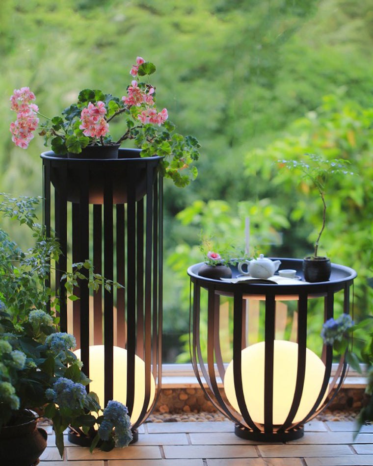 Olverai Solar Rechargeable Patio Floor Light