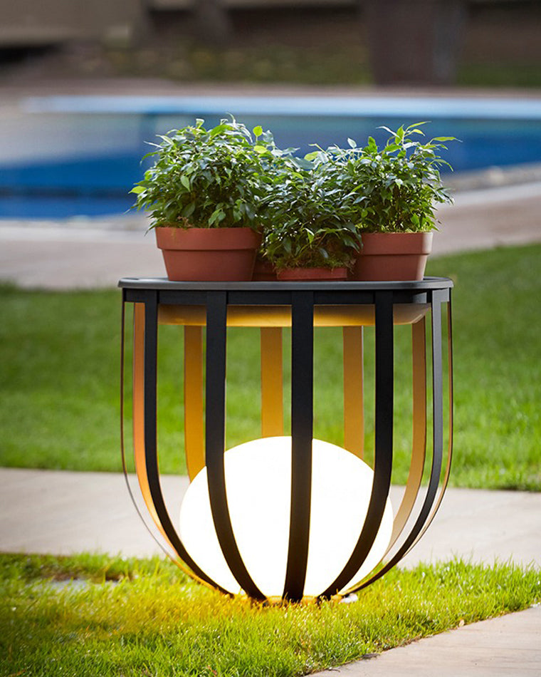 Olverai Solar Rechargeable Patio Floor Light