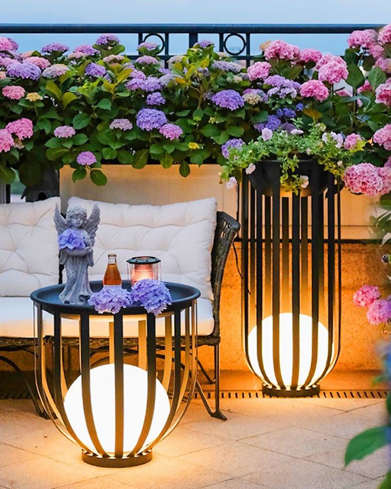 Olverai Solar Rechargeable Patio Floor Light
