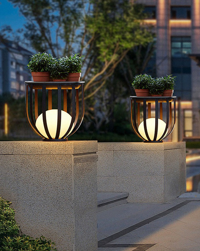 Olverai Solar Rechargeable Patio Floor Light