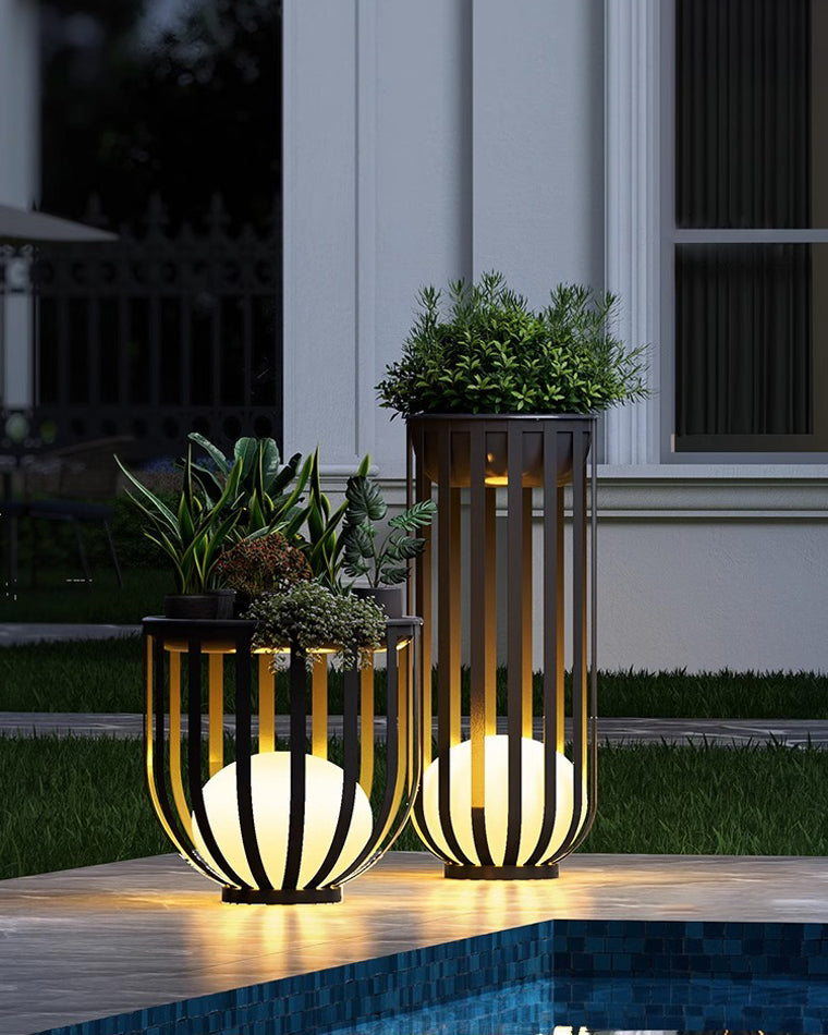 Olverai Solar Rechargeable Patio Floor Light