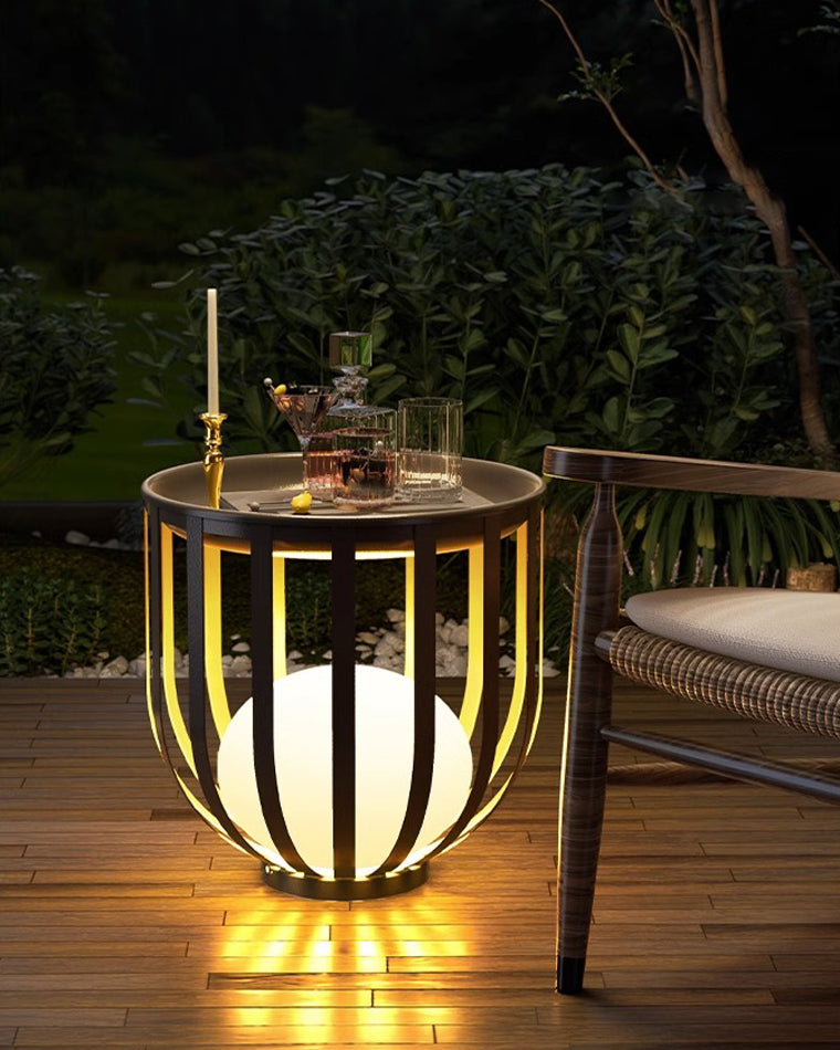 Olverai Solar Rechargeable Patio Floor Light