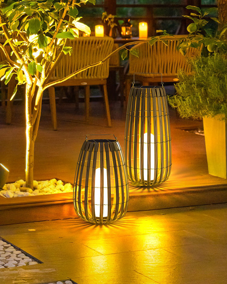 Olverai Outdoor Solar Hanging Lantern