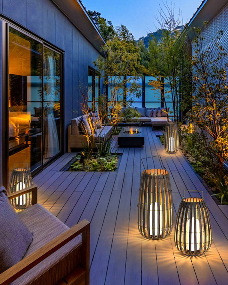 Olverai Outdoor Solar Hanging Lantern