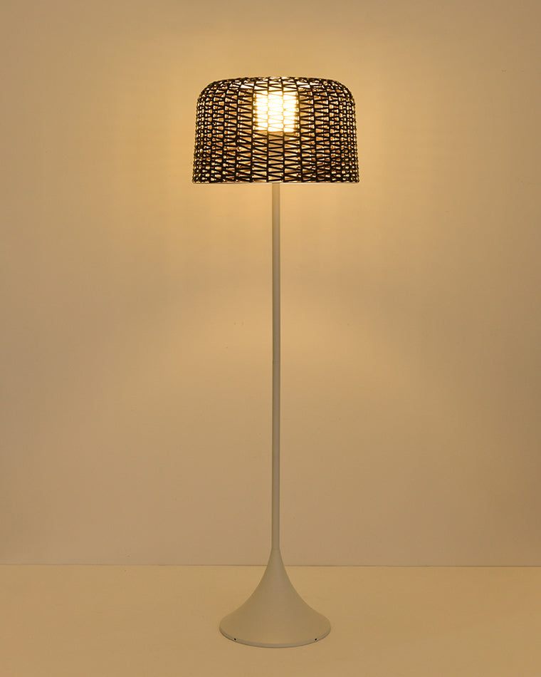 Olverai Solar Rattan Floor Light