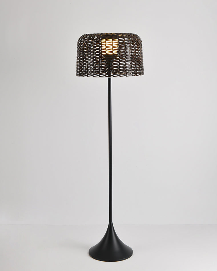 Olverai Solar Rattan Floor Light