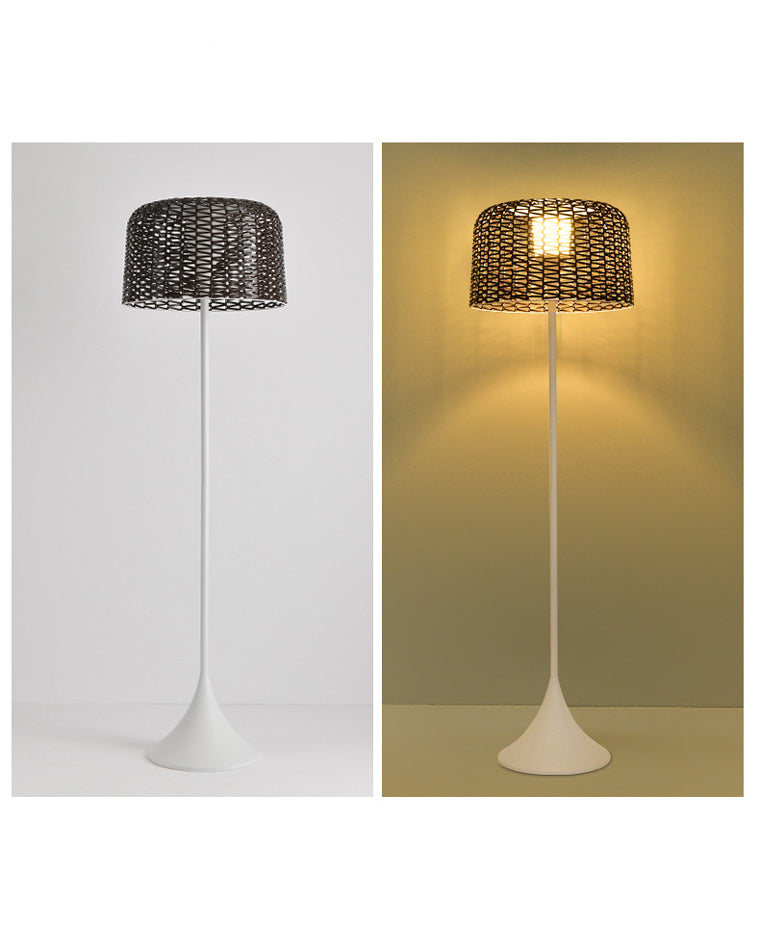 Olverai Solar Rattan Floor Light