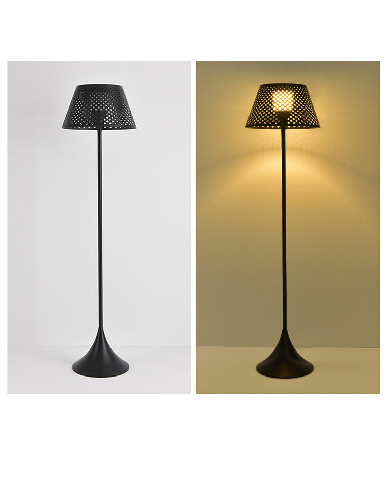 Olverai Solar Rattan Floor Light