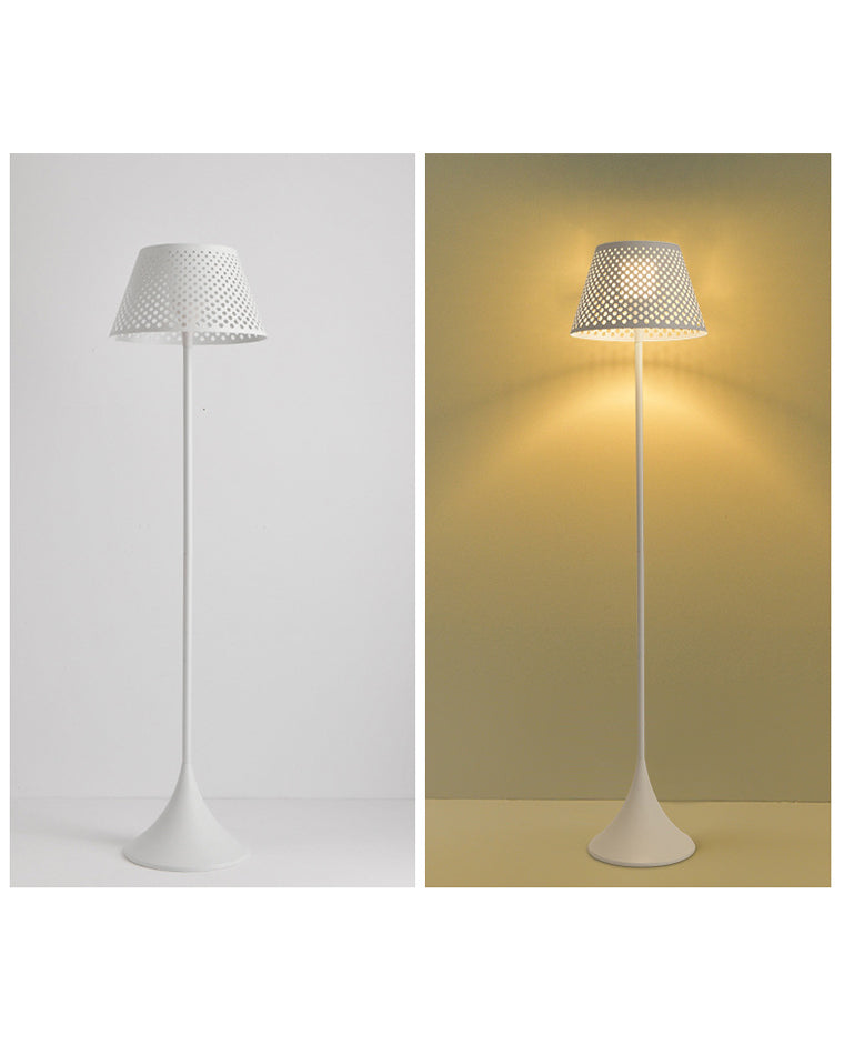 Olverai Solar Rattan Floor Light