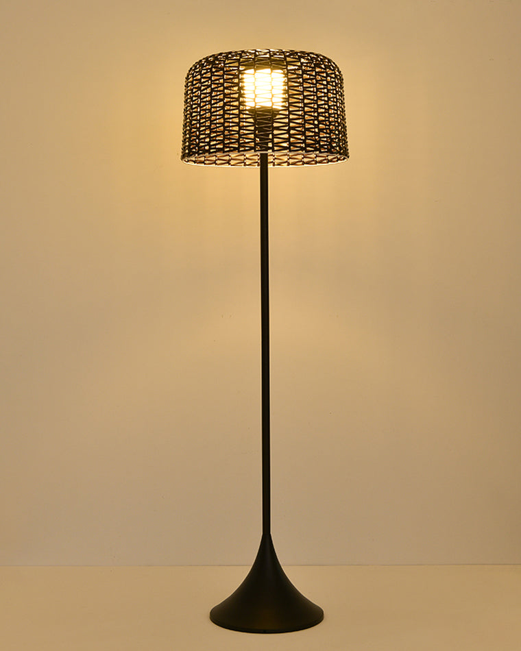 Olverai Solar Rattan Floor Light