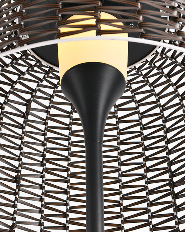 Olverai Solar Rattan Floor Light