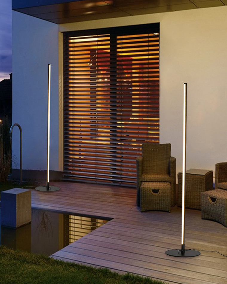 Olverai Solar Rod Floor Light