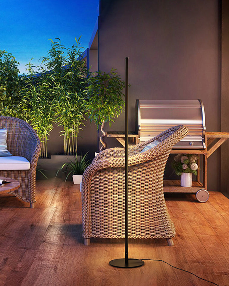 Olverai Solar Rod Floor Light