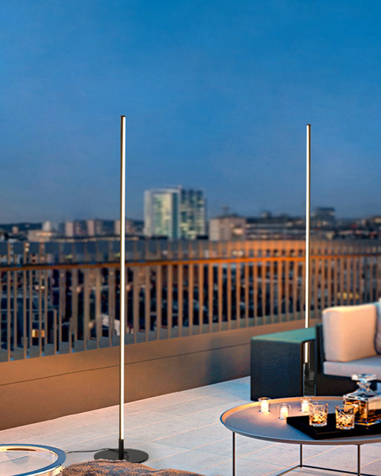 Olverai Solar Rod Floor Light