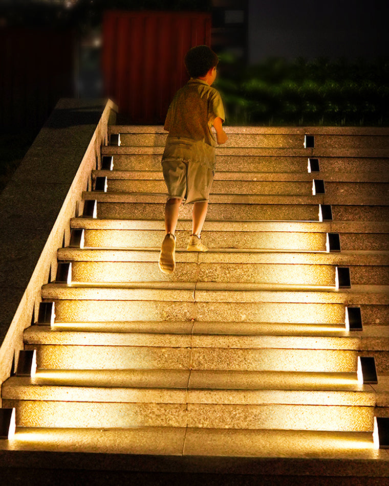 Olverai Solar Deck Light with Motion Detector