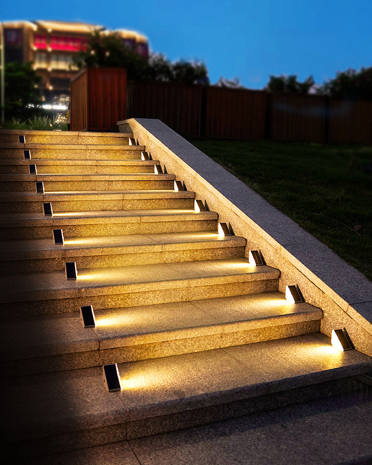 Olverai Solar Deck Light with Motion Detector