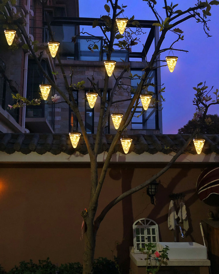 OlveraiSolar Hanging Strawberry Hue Lantern