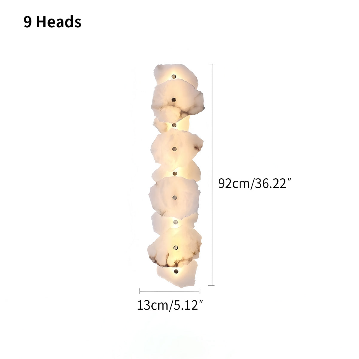Modern Luxury Artistic Spanish Alabaster Wall Lamp