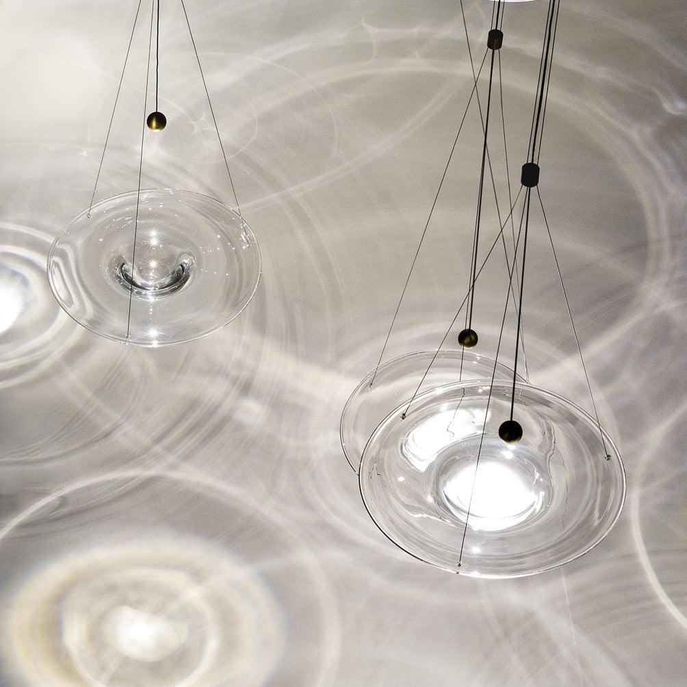 Olverai Ripple Glass Pendant Light