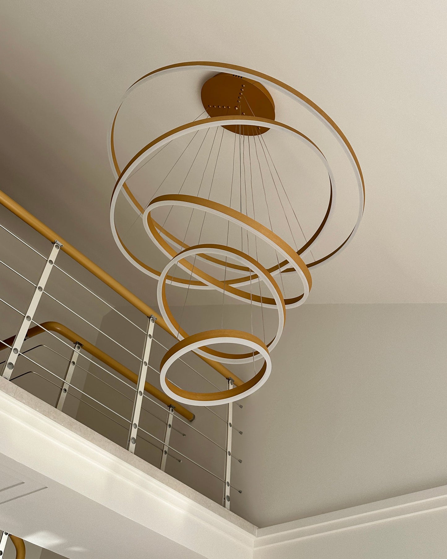 Olverai Tiered Ring LED Chandelier