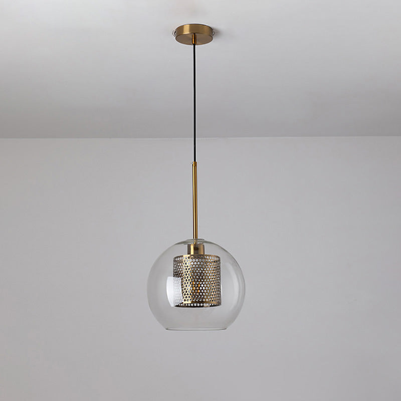 Olverai Elegant Round/Cylinder Glass Pendant Light