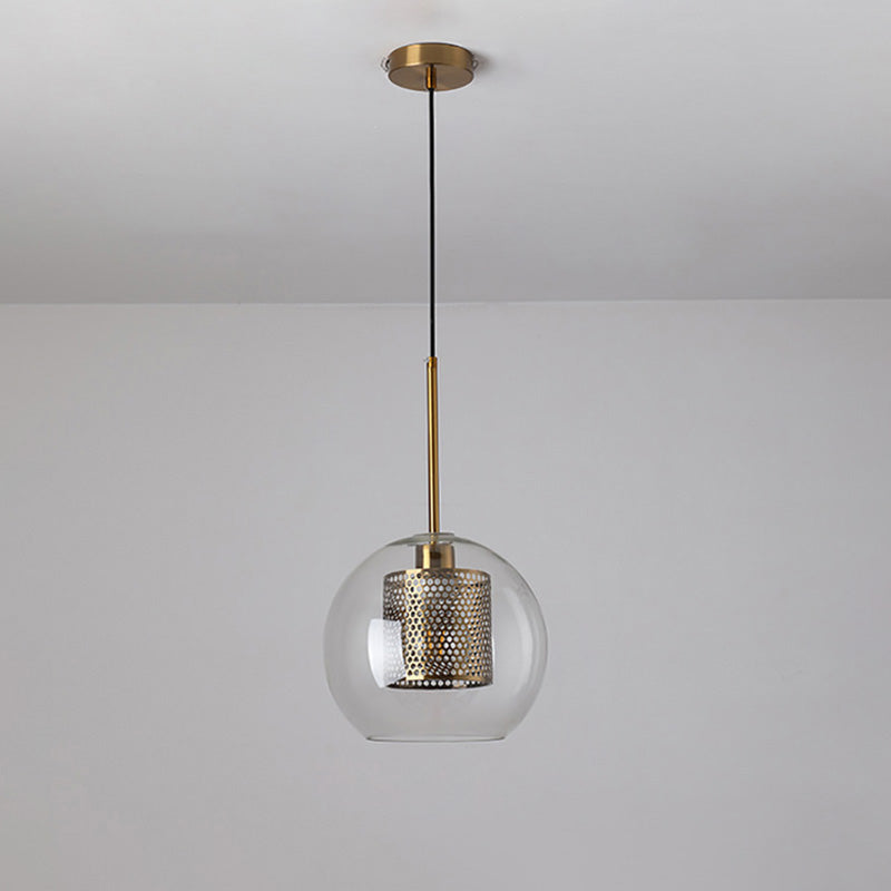 Olverai Elegant Round/Cylinder Glass Pendant Light